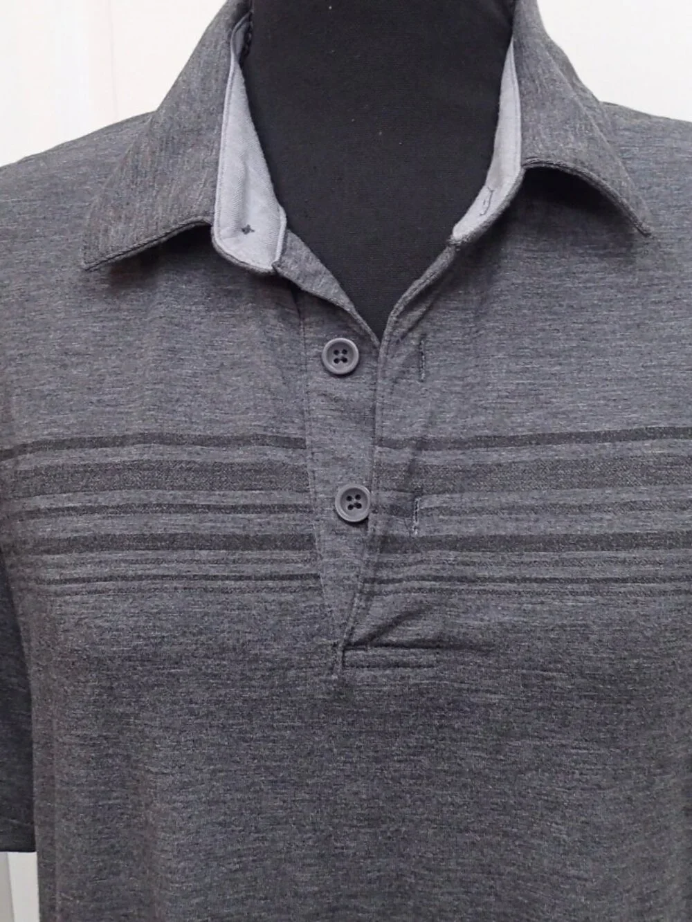 Men's George Gray Polo Shirt Size Medium 38-40